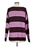 No Boundaries Stripes Purple Pullover Sweater Size 8 - photo 2