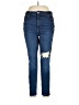 Old Navy Solid Blue Jeans Size 14 - photo 1