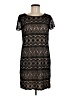Donna Ricco 100% Polyester Black Cocktail Dress Size 8 - photo 1