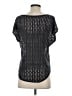 Maurices 100% Polyester Metallic Black Short Sleeve T-Shirt Size S - photo 2