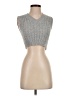 Shein 100% Acrylic Gray Sweater Vest Size 4 - photo 1