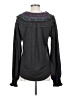 Free People Gray Long Sleeve Top Size S - photo 2