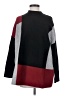 Blair Color Block Red Turtleneck Sweater Size S - photo 1