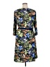 Isabel + Alice Print Blue Casual Dress Size 1X - photo 2