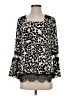 NY Collection Black Long Sleeve Blouse Size XS - photo 1