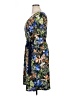 Isabel + Alice Print Blue Casual Dress Size 1X - photo 5