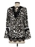 NY Collection Black Long Sleeve Blouse Size XS - photo 2
