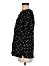 Quacker Factory Polka Dots Black Short Sleeve Blouse Size M - photo 5