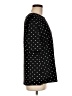 Quacker Factory Polka Dots Black Short Sleeve Blouse Size M - photo 4