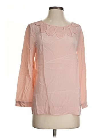 J.Crew 3/4 Sleeve Silk Top (view 1)