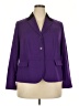 Talbots Solid Purple Wool Blazer Size 18 Petite - photo 1