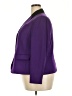 Talbots Solid Purple Wool Blazer Size 18 Petite - photo 5