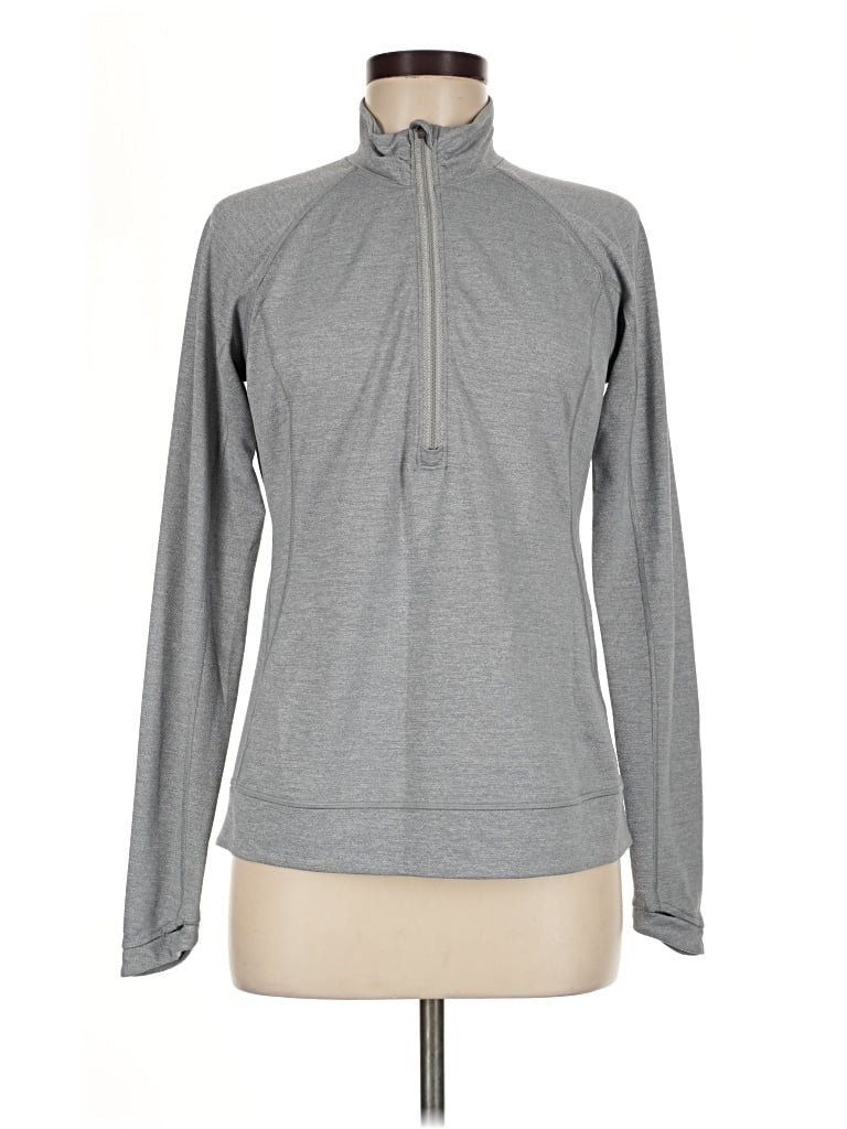 Pre-owned Lucy Long Sleeve T-shirt In Gray