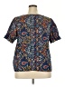 Unbranded Paisley Blue Short Sleeve T-Shirt Size XXL - photo 2