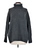 Daily Ritual Solid Gray Turtleneck Sweater Size S - photo 1