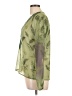 Unbranded 100% Polyester Green Long Sleeve Blouse Size L - photo 5