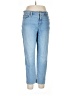 So Slimming by Chico's Hearts Blue Jeans Size XL (estimated) - photo 1