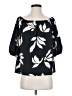 Loveappella 100% Polyester Black 3/4 Sleeve Blouse Size S - photo 1