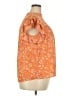 DR2 100% Polyester Orange Short Sleeve Blouse Size XXL - photo 4