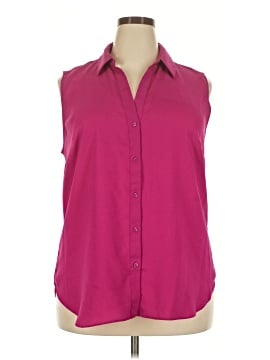 Ann Taylor Sleeveless Button Down Shirt