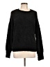 Sanctuary Solid Black Pullover Sweater Size L - photo 1