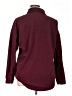 Unbranded 100% Polyester Solid Burgundy Long Sleeve Blouse Size XL - photo 2