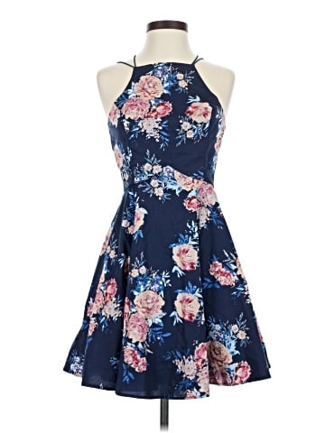 Bailey Blue Cocktail Dress (view 1)