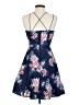 Bailey Blue Floral Blue Cocktail Dress Size S - photo 2