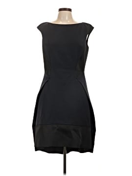 amanda wakeley cocktail dress AMANDA WAKELEY Dress 100% Silk Shealth Shift Gray Structured Knee Length Sz  6
