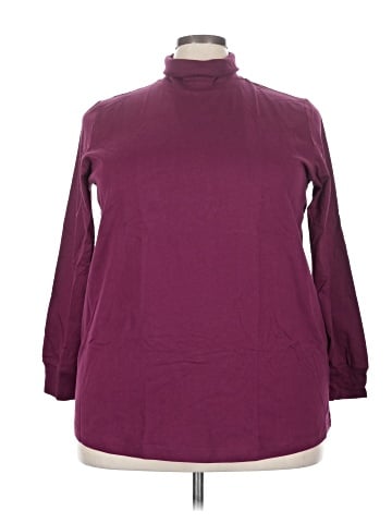 Woman Within Long Sleeve Turtleneck (view 1)