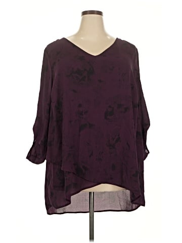 Apt. 9 3/4 Sleeve Blouse (view 1)