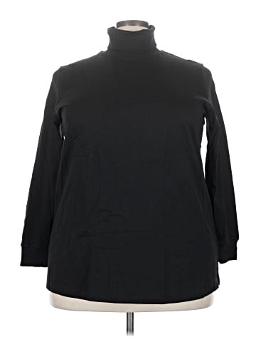 Woman Within Long Sleeve Turtleneck (view 1)