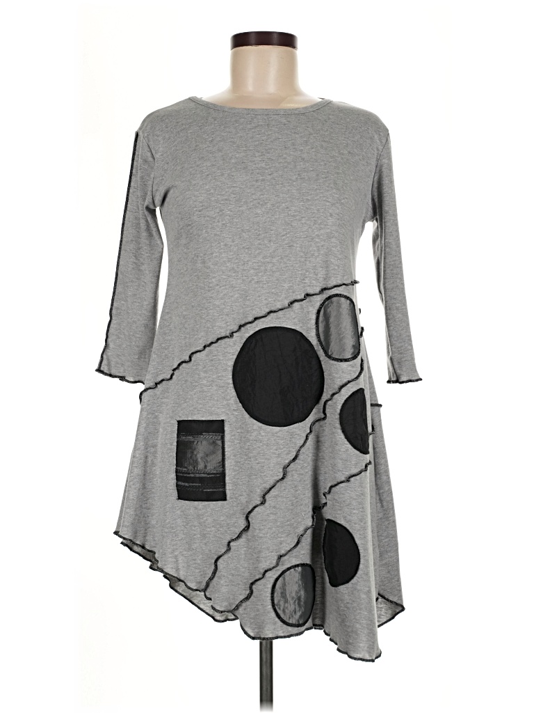Pre-owned Assorted Brands Casual Dress In Gray