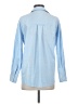 Zara 100% Cotton Blue Long Sleeve Blouse Size XS - photo 2