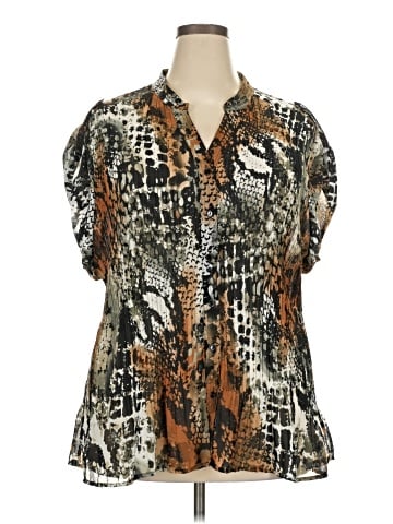 Fashion Bug Short Sleeve Blouse (view 1)