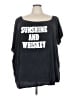Torrid Black Short Sleeve Top Size 5X Plus (6) - photo 1
