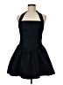 Atoir 100% Polyester Argyle Damask Floral Blue Black Cocktail Dress Size 6 - photo 1