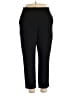 Zara 100% Polyester Solid Black Active Pants Size XL - photo 1