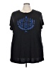 Torrid Black Short Sleeve T-Shirt Size 5X Plus (5) - photo 1