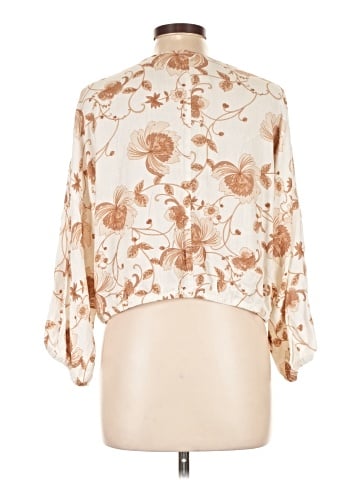Rose + Olive 3/4 Sleeve Blouse (view 2)