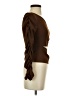 Zara 100% Polyester Brown 3/4 Sleeve Blouse Size S - photo 4