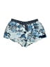 Unbranded 100% Rayon Print Blue Shorts Size S - photo 1