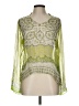 ECI Green 3/4 Sleeve Blouse Size 12 - photo 1