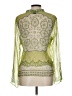 ECI Green 3/4 Sleeve Blouse Size 12 - photo 2