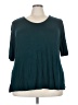 Avenue Teal Short Sleeve Top Size 30 - 32 Plus - photo 1