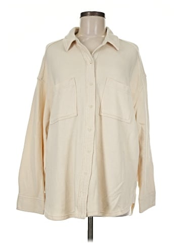Aerie Long Sleeve Button-Down Shirt (view 1)