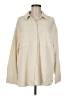 Aerie Tan Long Sleeve Button-Down Shirt Size M - photo 1