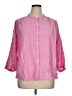 Old Navy Pink 3/4 Sleeve Button-Down Shirt Size XL - photo 1