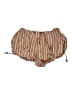Missguided 100% Polyester Stripes Brown Shorts Size M - photo 1