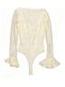 Francesca's 100% Polyester Ivory Long Sleeve Blouse Size XS - photo 2